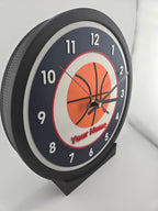Second physical production view of the personalized Basketball illuminated modular clock