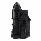 Blackthorn Manor 3D-printed haunted mansion shown from an alternate side view